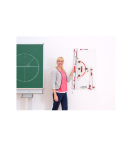 Sada tabulových rýsovacích pomůcek - magnetická, 5-dílná L