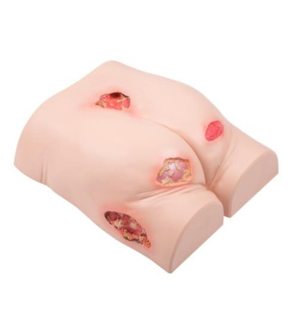 Cvičný model - simulátor pro ošetřování proleženin/dekubitů