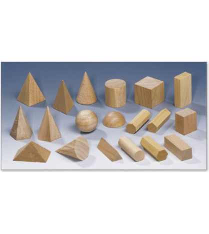 Dřevěná tělesa - základní sada (12ks)