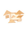 Dřevěný hlavolam - tangram (7ks)