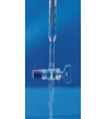 Byreta s přímým kohoutem, se skleněným kladívkem, tř. AS, 25ml, 1:10