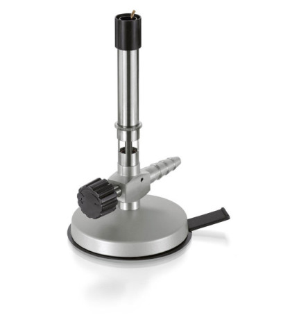 Kahan Bunsen s jehlovým ventilem a vodičem plamene, vzduchová regulace, propan, DIN