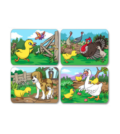 Zatoulaná house, magnetické obrázky