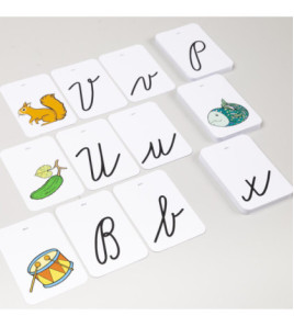 Abeceda na kartách (psaná)