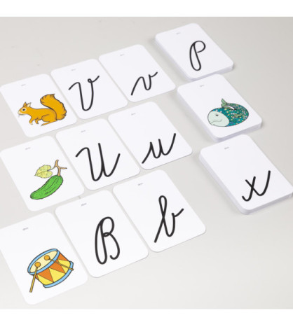 Abeceda na kartách (psaná)