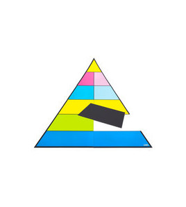 Potravinová pyramida - Magnetická podložka