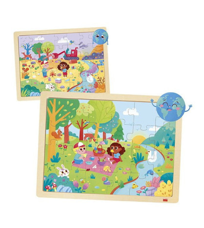 Set 4x puzzle - Zachraňme planetu